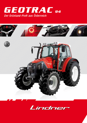 Tracteurs 4WD Lindner Geotrac 94