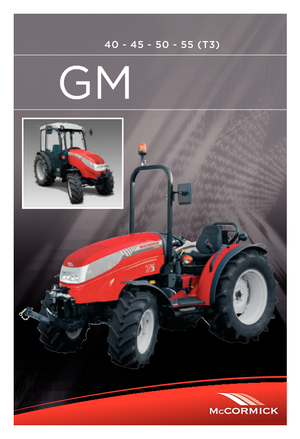 Tracteurs 4WD McCormick GM 45