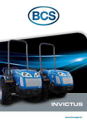 Tracteurs 4WD BCS Invictus K400 RS