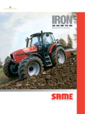 Tracteurs 4WD SAME Iron 175 Hi-Line DCR