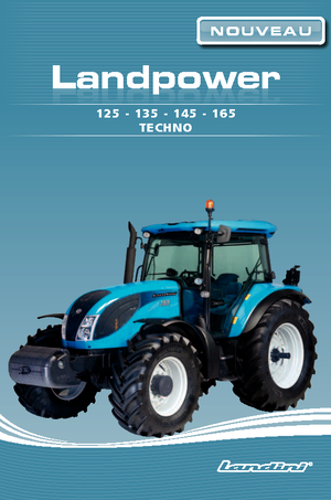 Tracteurs 4WD Landini Landpower 145 Techno