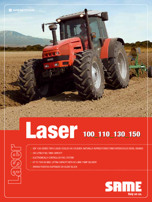 Tracteurs 4WD SAME Laser 110 DT A