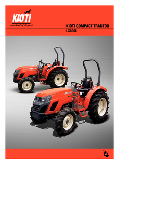 Tracteurs 4WD Kioti LX 500 L
