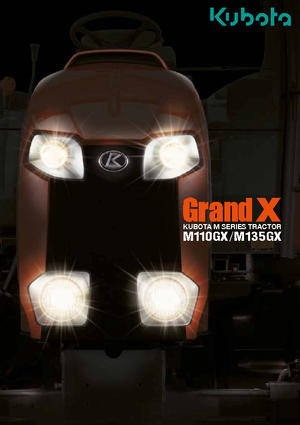 Tracteurs 4WD Kubota M 110 GX