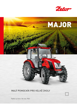 Tracteurs 4WD Zetor Major 80
