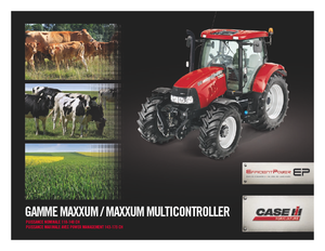 Tracteurs 4WD Case IH Maxxum 115 Basis EHR