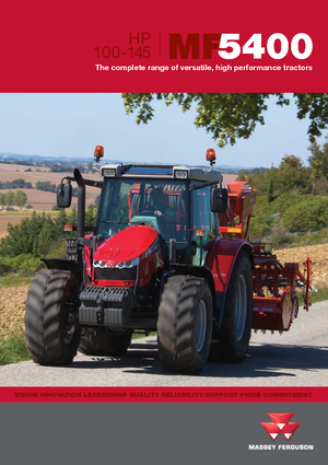 Tracteurs 4WD Massey Ferguson MF 5470-4 Edition