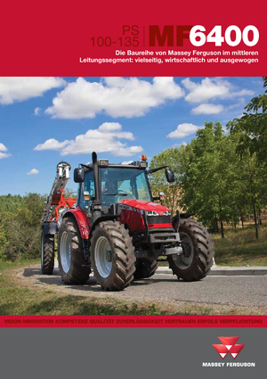 Tracteurs 4WD Massey Ferguson MF 6480 Komfort