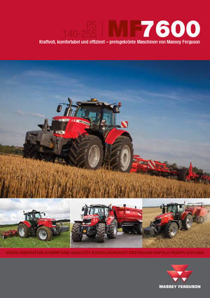 Tracteurs 4WD Massey Ferguson MF 7620 Dyna VT