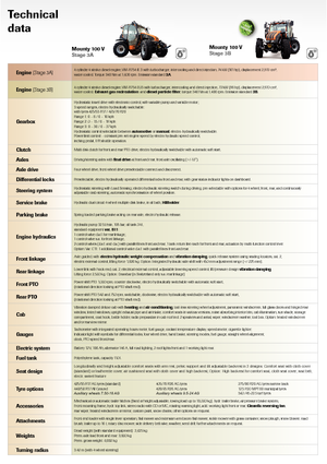 Tracteurs 4WD Reform Werke Mounty 100 V