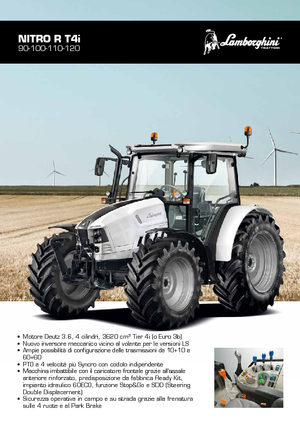 Tracteurs 4WD Lamborghini Nitro R 100 DT GS