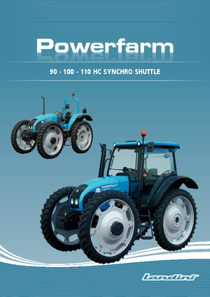 Tracteurs 4WD Landini Powerfarm 100 HC