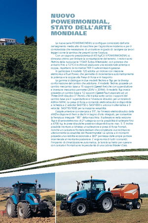 Tracteurs 4WD Landini Powermondial 110 Techno