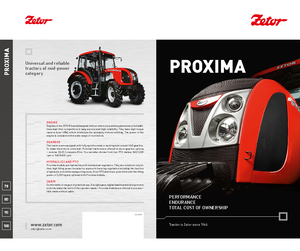 Tracteurs 4WD Zetor Proxima 70 EKO