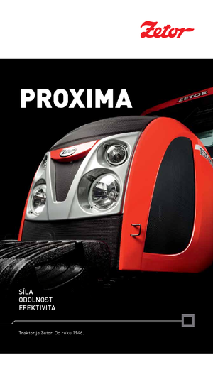 Tracteurs 4WD Zetor Proxima 70 EKO