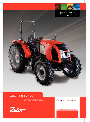Tracteurs 4WD Zetor Proxima Cabrio 65 EKO