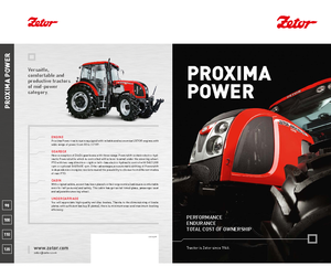 Tracteurs 4WD Zetor Proxima Power 100
