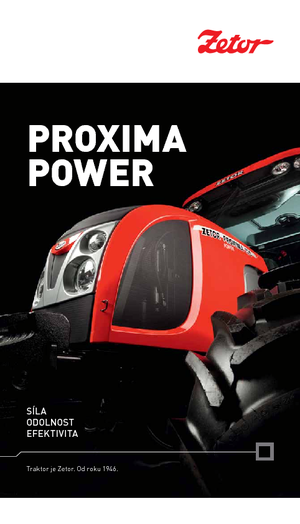 Tracteurs 4WD Zetor Proxima Power 100