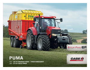 Tracteurs 4WD Case IH Puma 140 MC Komfort EHR