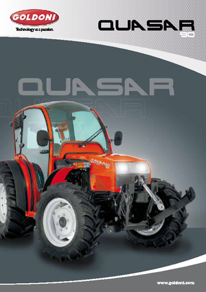Tracteurs 4WD Goldoni Quasar 90 BA