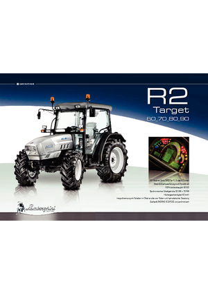 Tracteurs 4WD Lamborghini R 2.60 Target DT