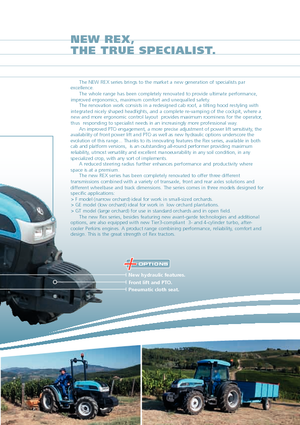 Tracteurs 4WD Landini Rex 80 GE