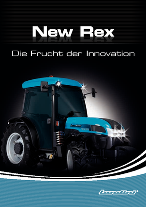 Tracteurs 4WD Landini Rex 110 GT