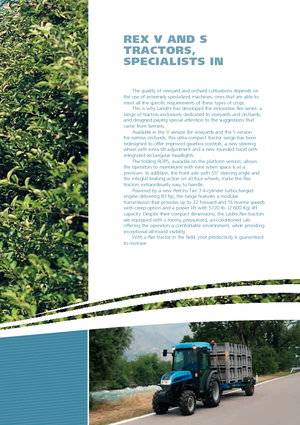 Tracteurs 4WD Landini Rex 90S