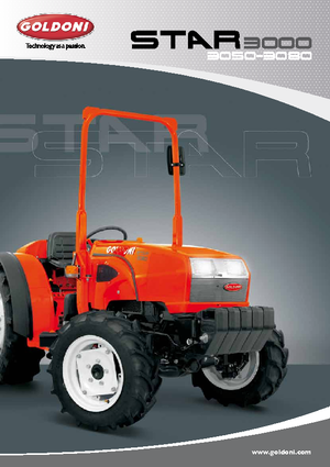 Tracteurs 4WD Goldoni Star 3050