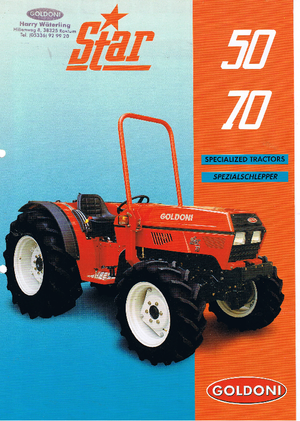 Tracteurs 4WD Goldoni Star 70