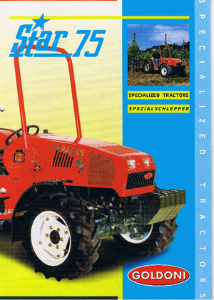 Tracteurs 4WD Goldoni Star 75