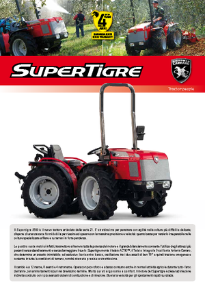 Tracteurs 4WD Carraro Supertigre 5500