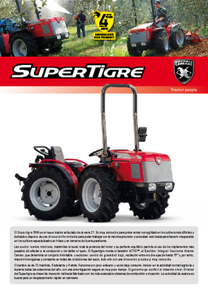 Tracteurs 4WD Carraro Supertigre 5500