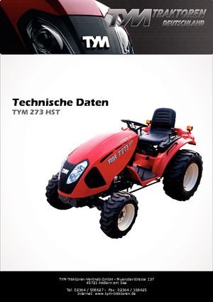 Tracteurs 4WD TYM T273