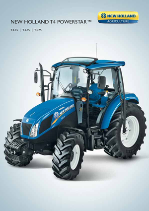 Tracteurs 4WD New Holland T 4.55 Powerstar (100)