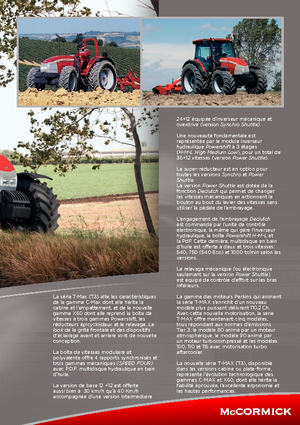 Tracteurs 4WD McCormick T 80 Max RPS