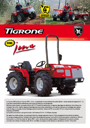 Tracteurs 4WD Carraro Tigrone 5500