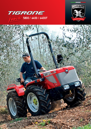 Tracteurs 4WD Carraro Tigrone 5800 Jona