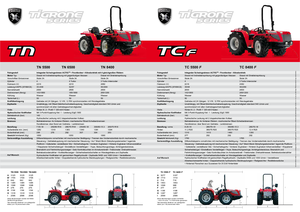 Tracteurs 4WD Carraro Tigrone TC 5500 F
