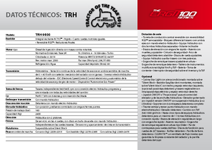 Tracteurs 4WD Carraro TRH 9800