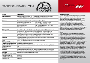 Tracteurs 4WD Carraro TRH 9800