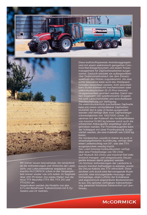 Tracteurs 4WD McCormick TTX 230 E