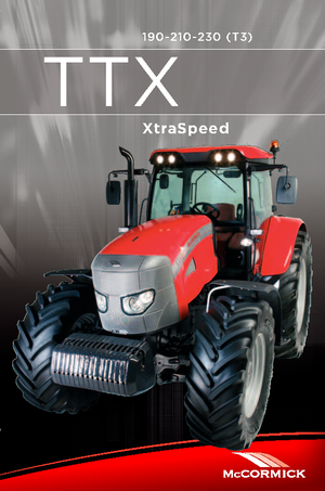 Tracteurs 4WD McCormick TTX 230 E