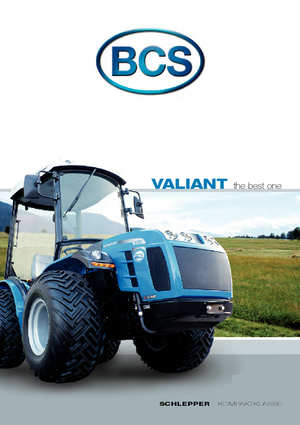 Tracteurs 4WD BCS Valiant 550 RS