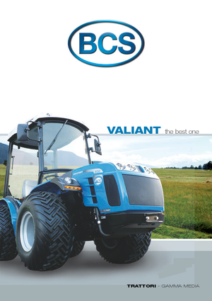 Tracteurs 4WD BCS Valiant 550 RS