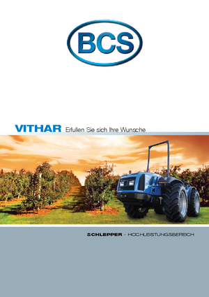 Tracteurs 4WD BCS Vithar 850 RS
