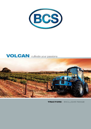 Tracteurs 4WD BCS Volcan 750 Ds