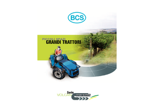 Tracteurs 4WD BCS Volcan 850 RS