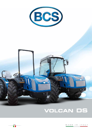 Tracteurs 4WD BCS Volcan 950 DS