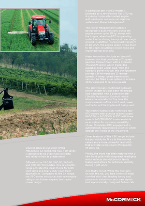 Tracteurs 4WD McCormick X 60.30